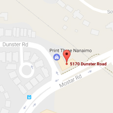 Map of our Nanaimo office